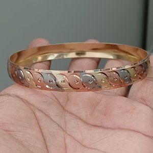 Gold Plated Brazilian Gold Bangle